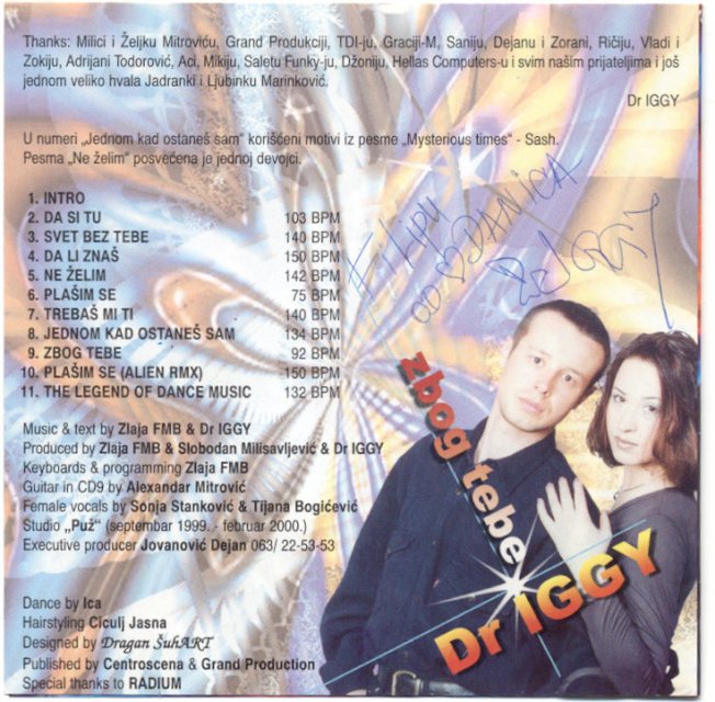 Dr Iggy - Zbog tebe - prednja zadnja.jpg, 142 KB